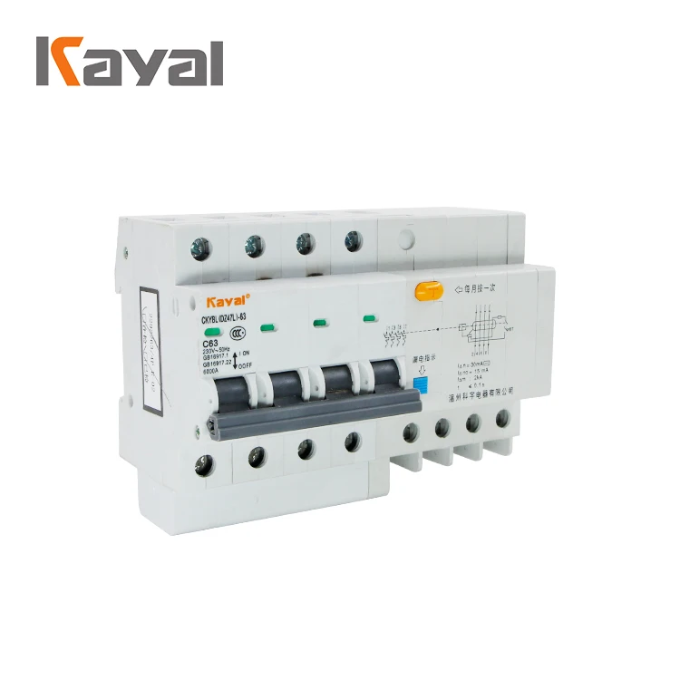 
KAYAL price of elcb single phase 63 amp 4 pole earth leakage circuit breaker 