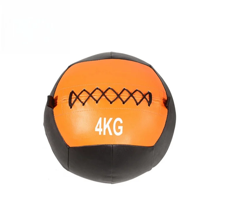 Custom Logo Medical Exercise Ball 3-15kg Soft Rubber Wall Training Weighted Ball with Custom Logo Heavy Medicine Balls