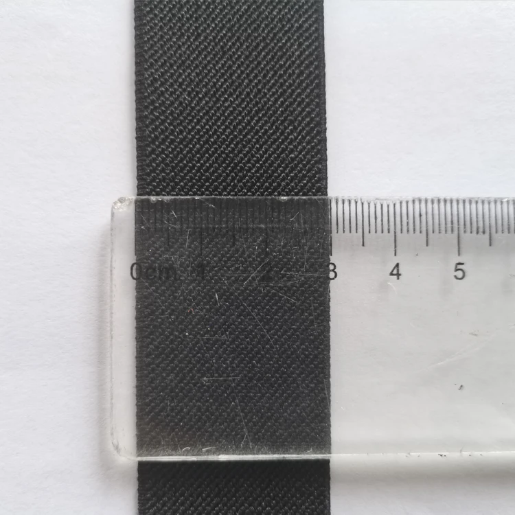 20mm 25mm 30mm 38mm 50mm Wide high quality and durable skirt belt  twill elastic band latex elastic band