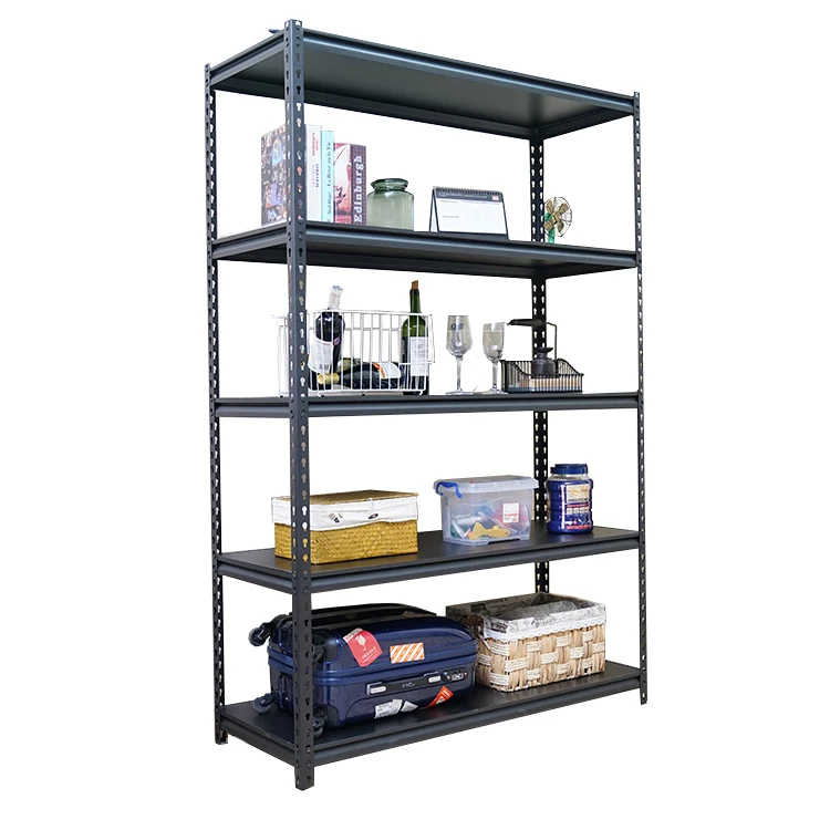 Good Quality UK Market 5 Tier Shelving Unit Used Garage Storage And Utility Room Metal Shelf