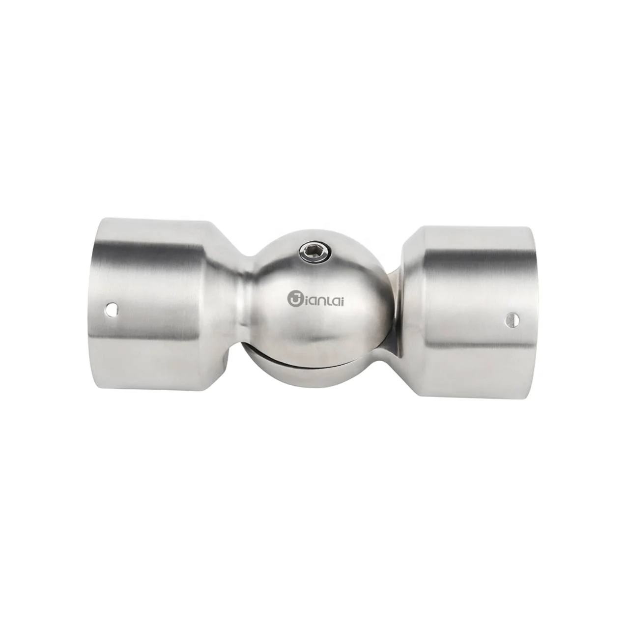Inox 304 Square Round Steel Tube Connectors 90/180 Degree Handrail Railing Elbow Fitting