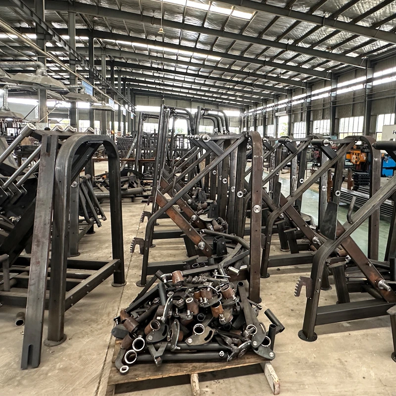 Factory Directly Commercial Gym Fitness 45 Degree Dual System Plate Loaded Leg Press Machines