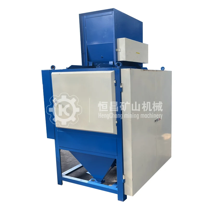 India 220X1500 and 165*1500 Four Roller Type Electrostatic Separator For Zircon Rutile Monazite Magnetic Ilmenite Tin Gold Ore