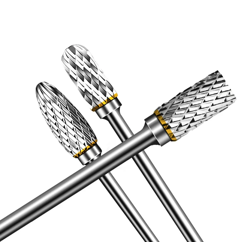 Factory Wholesale Grinders Accessories Tungsten Carbide Steel Rotary File Set hard Alloy Cylindrical