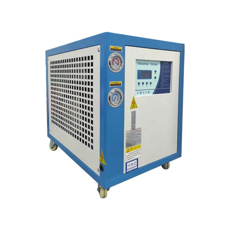 Plastic Industrial Water Cooling Chiller, Small Industrial Chiller 5HP Plastic Cooling Chiller Price