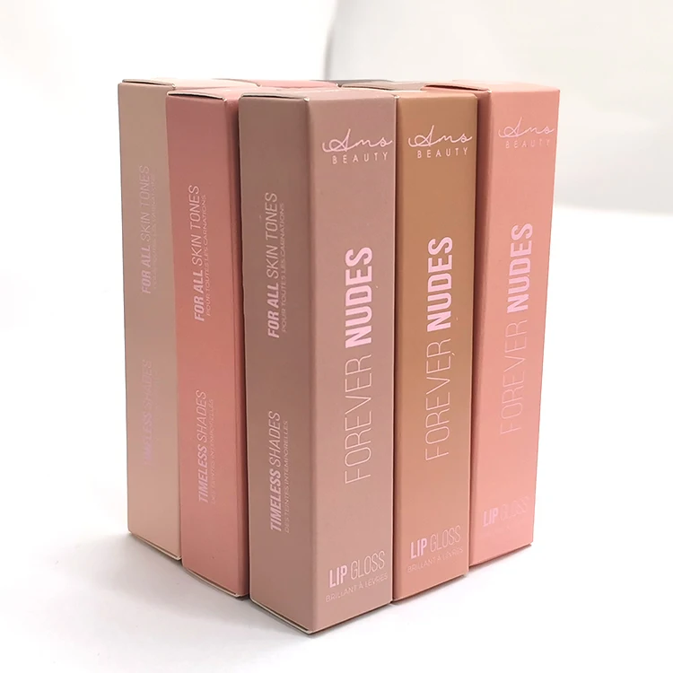 Custom Color code Printing  Lipgloss Paper Box Lipstick Packaging Box Blistex Small Cosmetics Art Paper Box