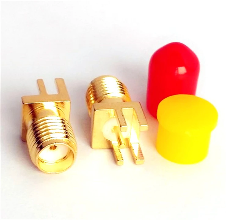 
Factory direct RF coaxial connector SMA-KE*1.2mm RF coaxial SMA for PCB installation Side plug Antenna mount 