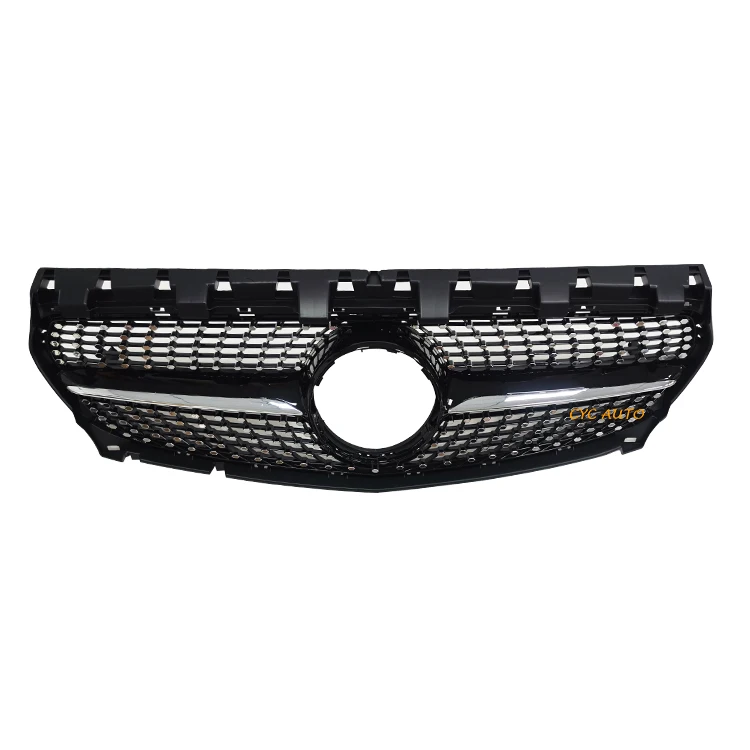 W117 Diamond Mesh Grille for Mercedes Benz CLA45 W117 CLA180 CLA250 tuning grille 2016 2019