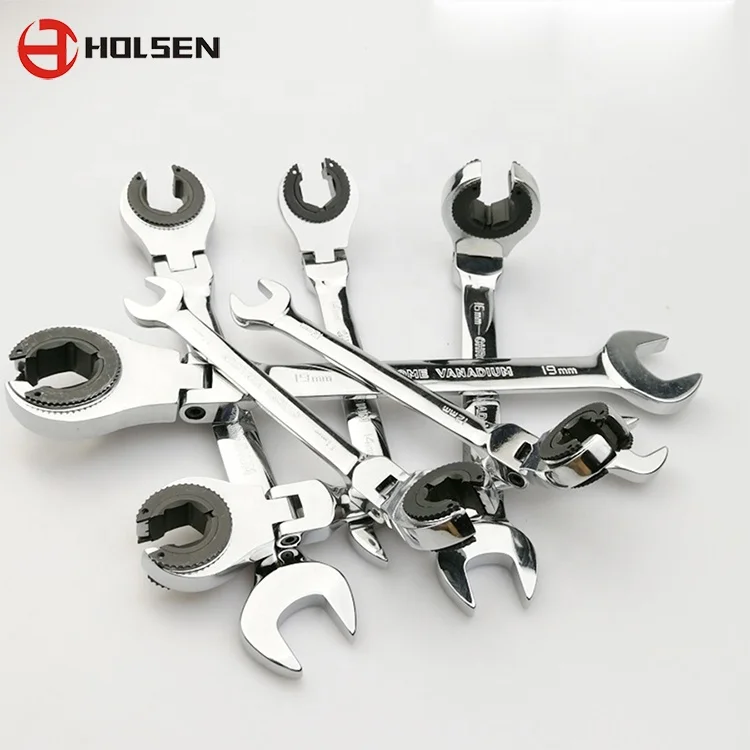 
HOLSEN Open Tubing Rachet Plum Universal Bracket Quick Ratchet Open Flare nut ratchet wrench 