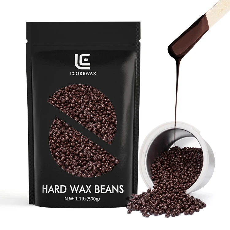 Lcorewax Free Sample wax for hair removal and depilator blueberry hard wax beans  cera elastica