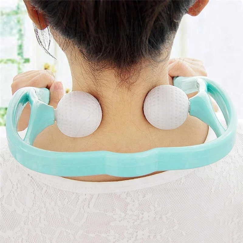 Manual massage hammer ball body neck waist massager