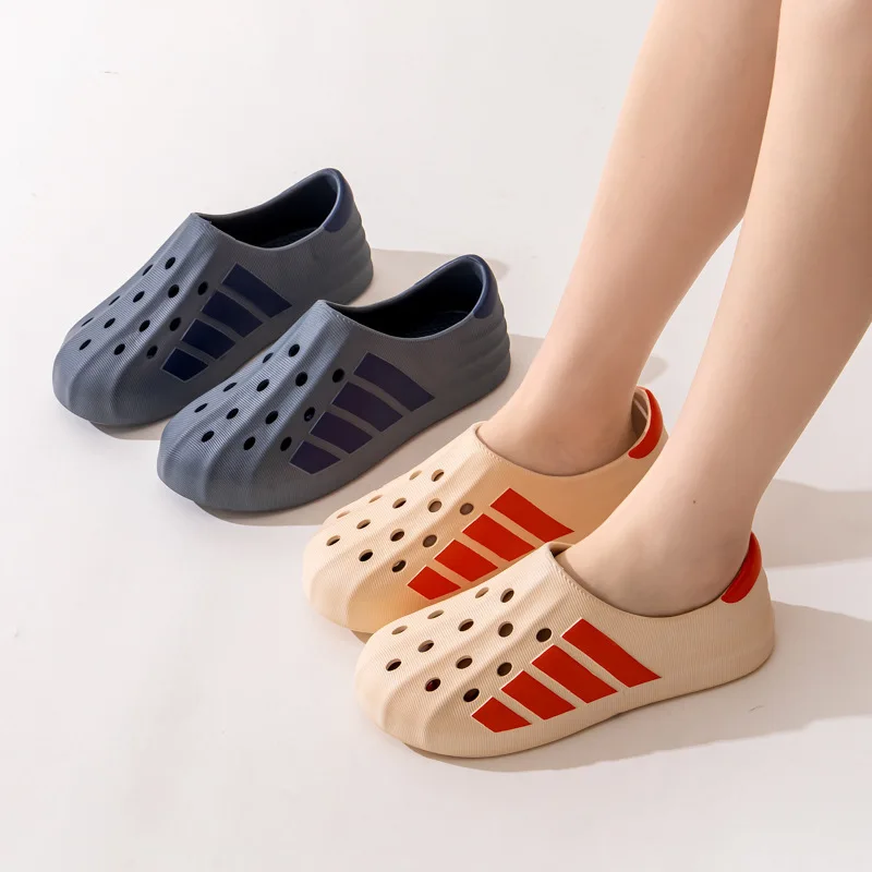 Four Bars 2023 fashion New Style Beach Eva Garden Shoes and Muller clogs Slide Foam Runners Men Women  children Garden shoes