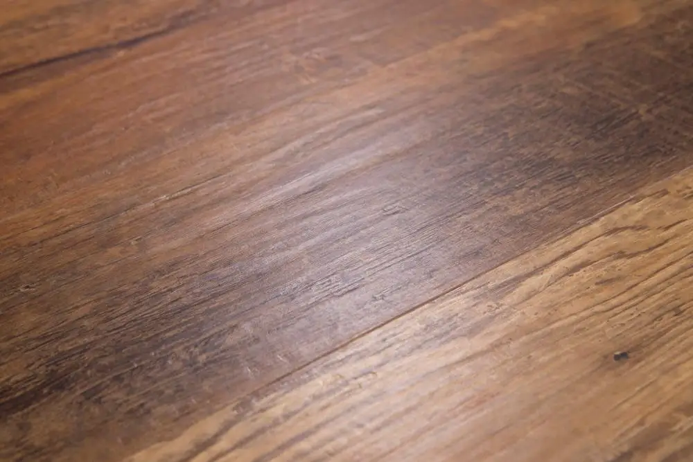 Nogal Color Mesquite wood grain vinyl flooring 5mm click lock SPC flooring tile