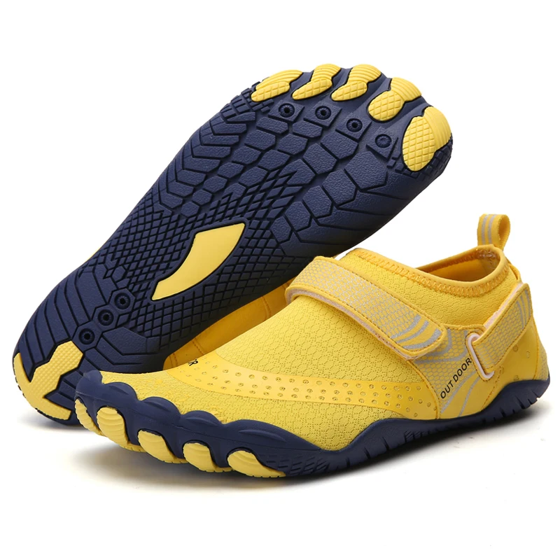 Custom Five-Finger Neoprene Jacquard Beach Water Shoes Outdoor Anti-Slip Design