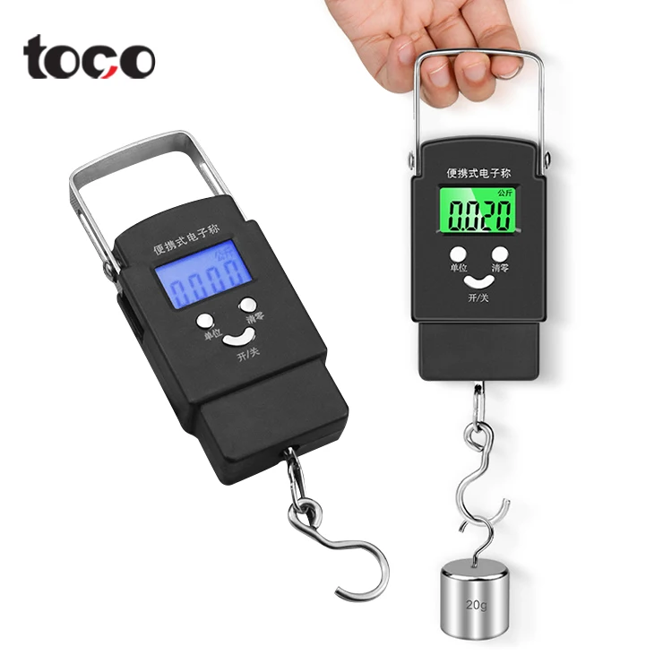 Toco Cheap Industrial Portable Luggage Electronic Weighing Crane Hanging Scale Hunting Sc