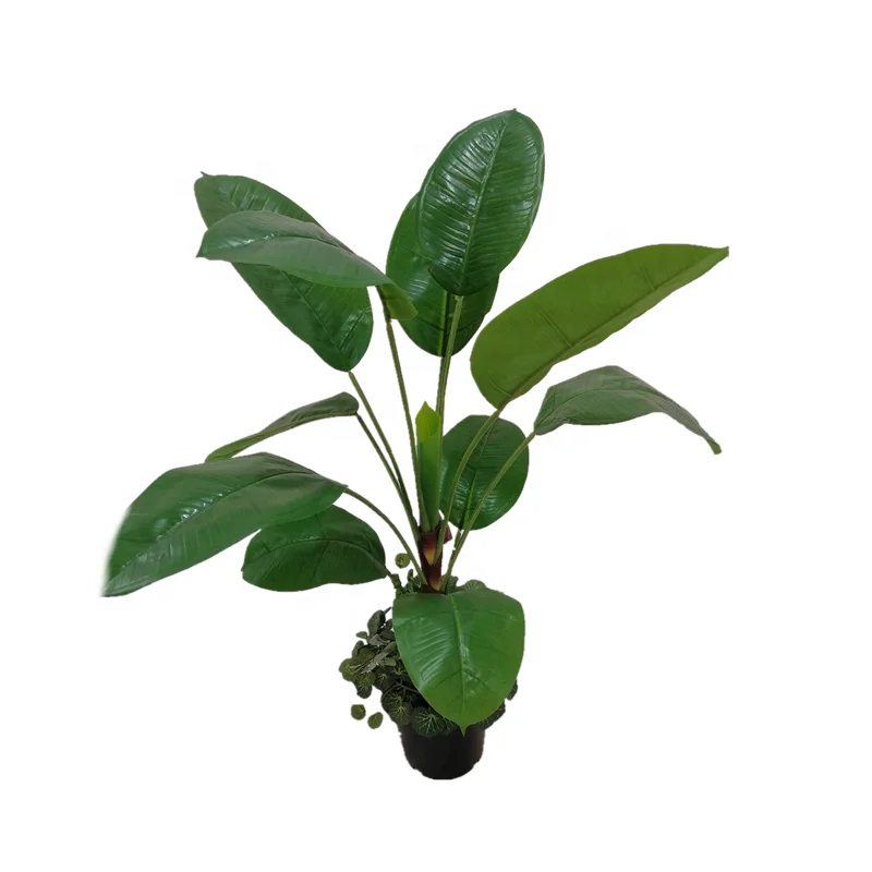 Artificial evergreen plant indoor decoration potted bonsai fake green plants