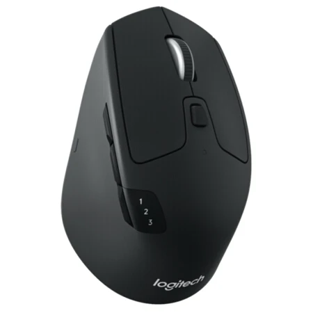 Logitech M720 Excellent Dual Mode Wireless Mouse Side Button Large Hand Mouse Comfort Black