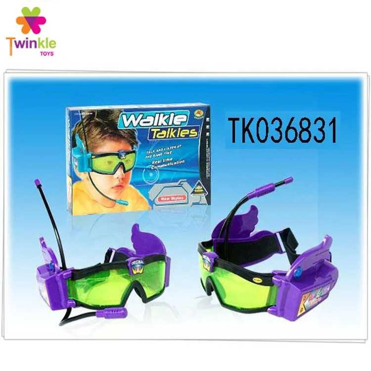 Promotional space glasses walkie talkies toys for kids