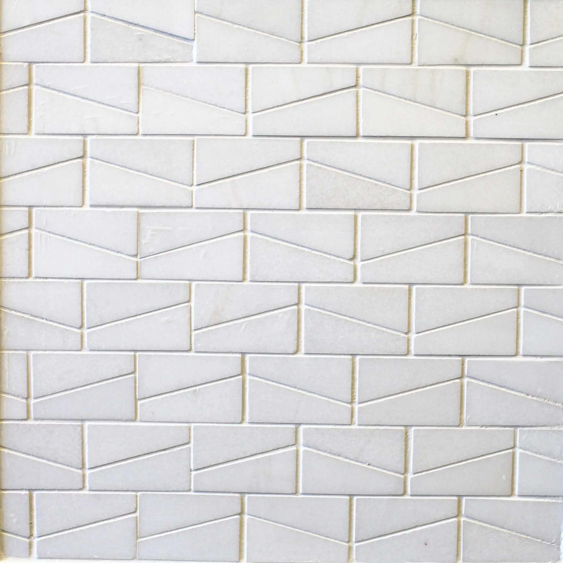 French Pattern Marble Mosaic Tile Natural Stone Gray Carrara Marble Mosaic Tile For Bathroom Kitchen Wall Flooring