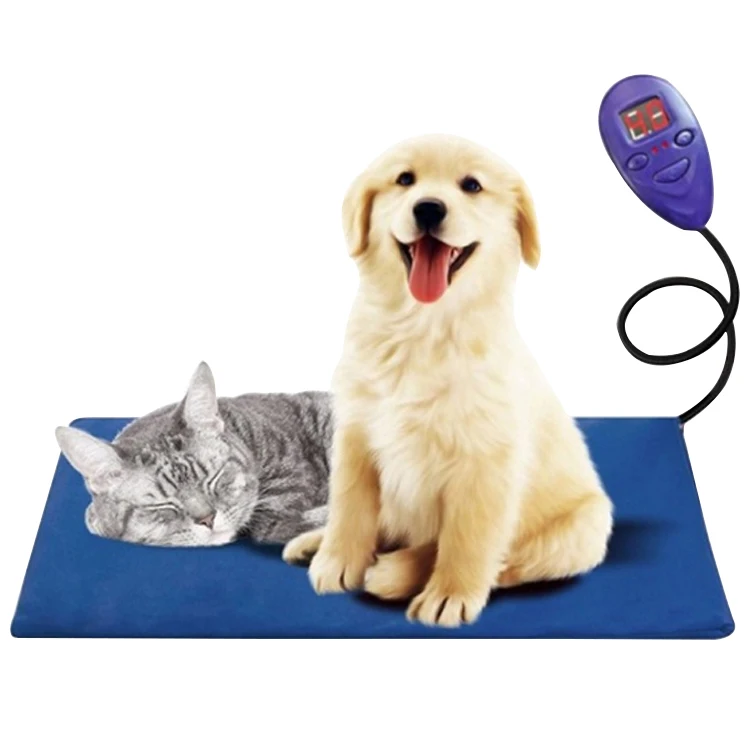 Adjustable Temperature Pet Heating Pad Fashionable Heated Bed Mat for Cats and Dogs Comfortable Home Accessory