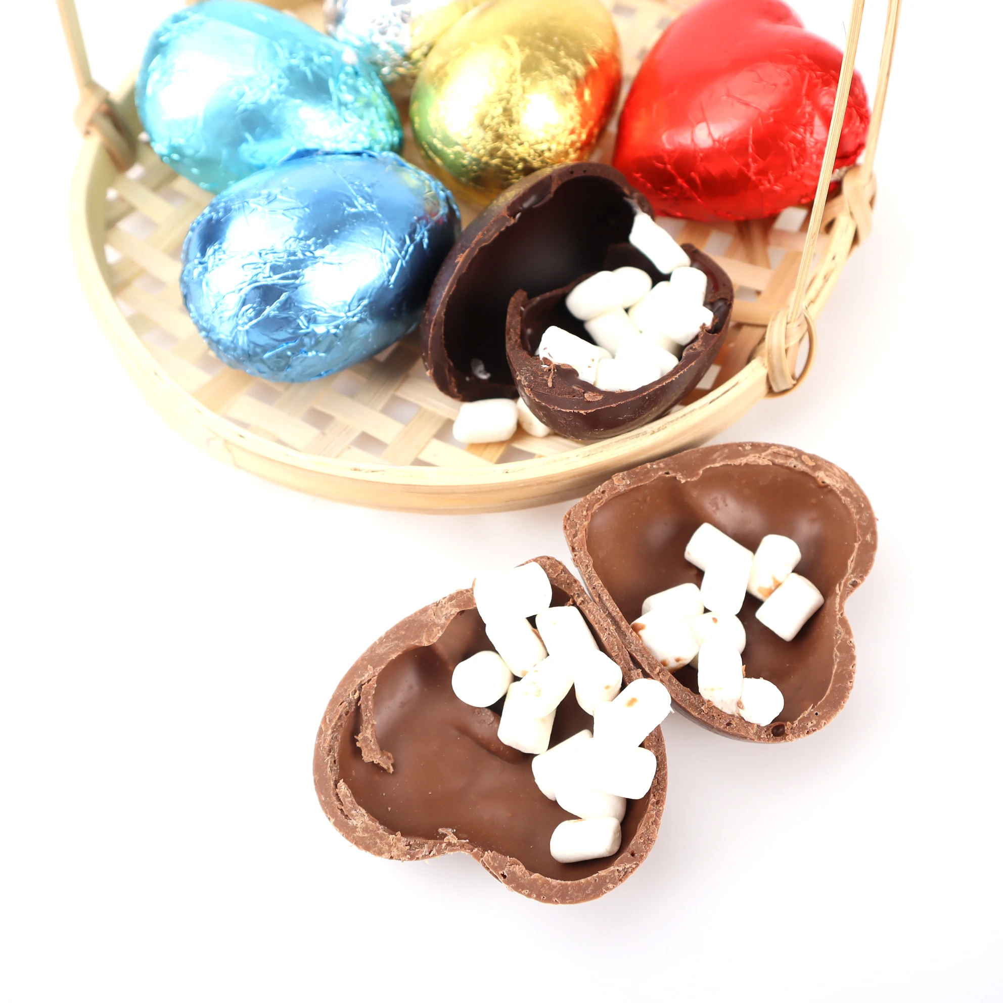 OEM high quality egg shape Chocolate bomb Chocolate marshmallow wholesale