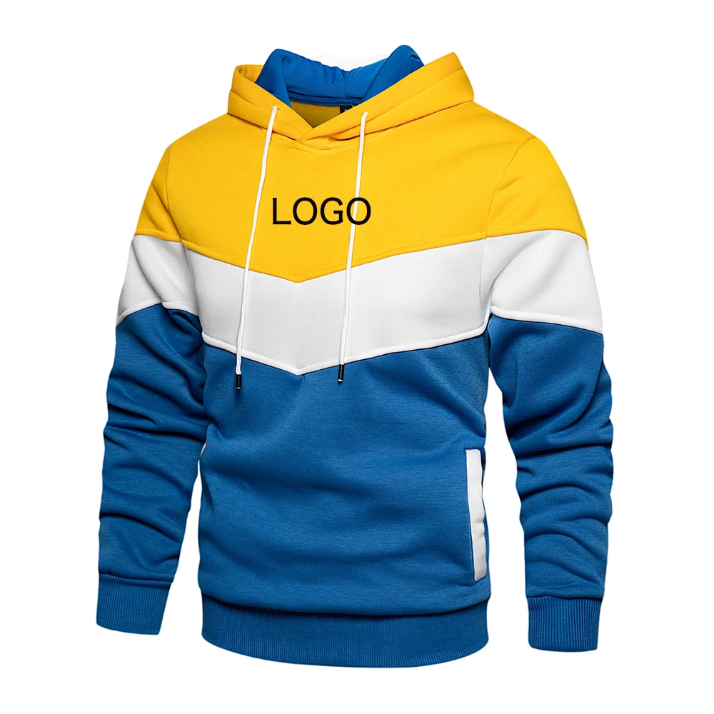Customize your brand LOGO hoodie sudadera vintage Color matching sweat-shirt a capuch