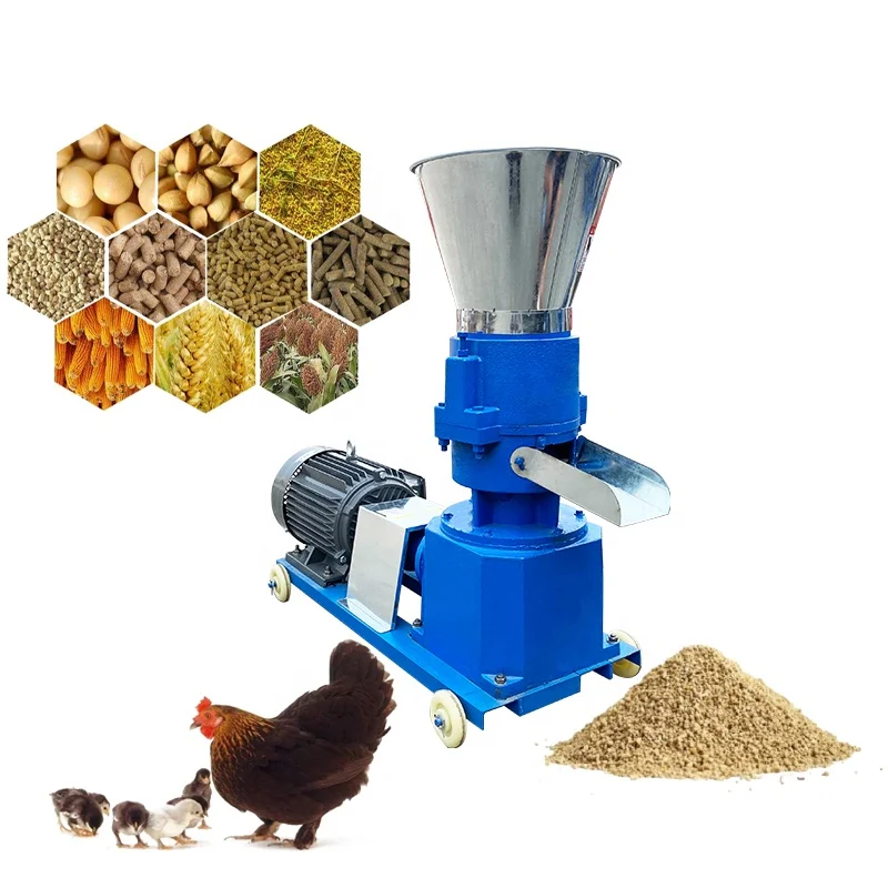 Small animal poultry livestock feed pellet making machine food granulator pelletizer granulating machine