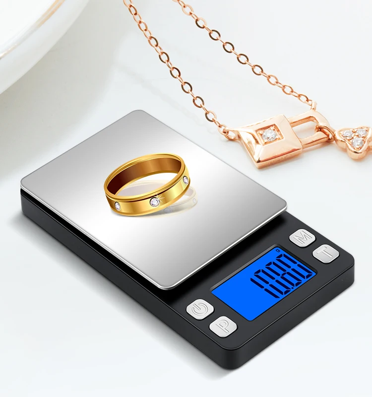 Small digital weighing mini 500g 0.1g pocket jewelry scale 100g/200g*0.01g for gold diamond