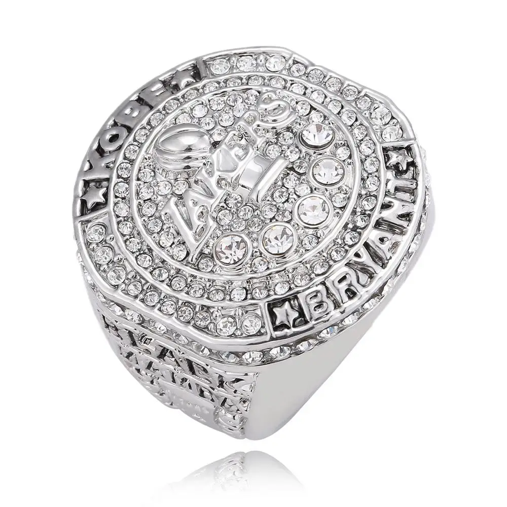 
2016 Basketball Championship Ring 20th Anniversary Jewelry Zircon Alloy Sport Ring no rust tarnish for men and women fans gift 