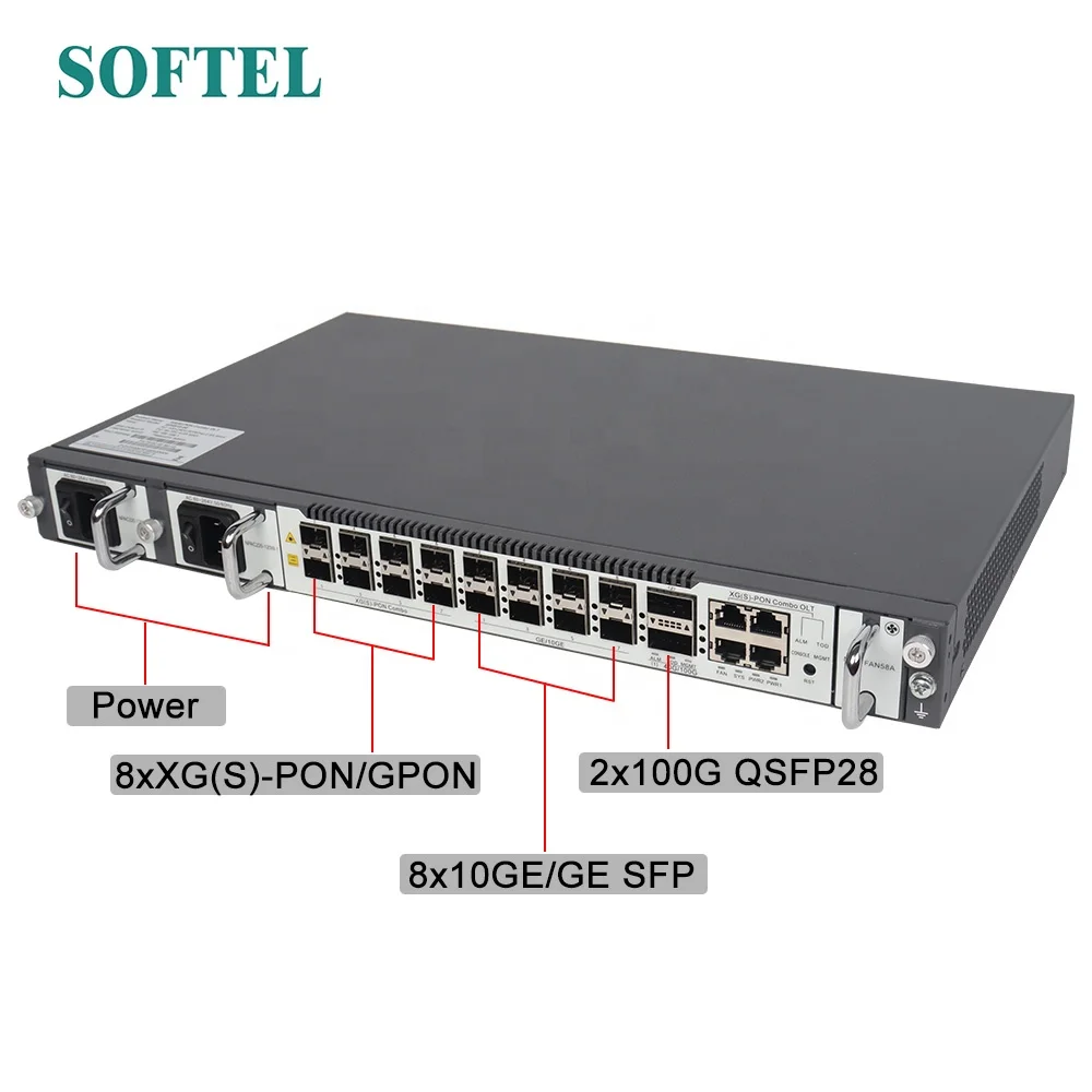HUA-WEI ZTE Original NEW XGPON OLT C620 GPON/ XGSPON XG-PON OLT