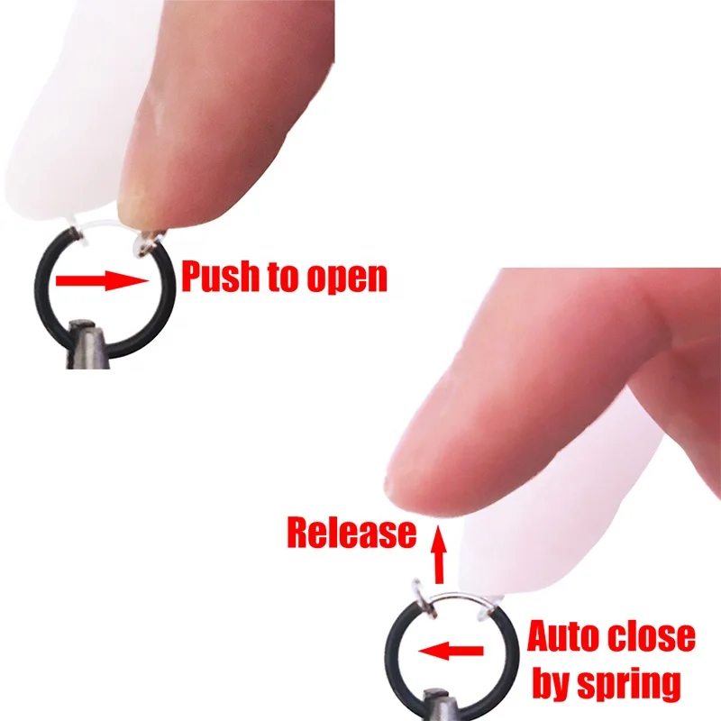 supplier non ear hole spring elastic rod ear ring clicker student imitated clip on earring