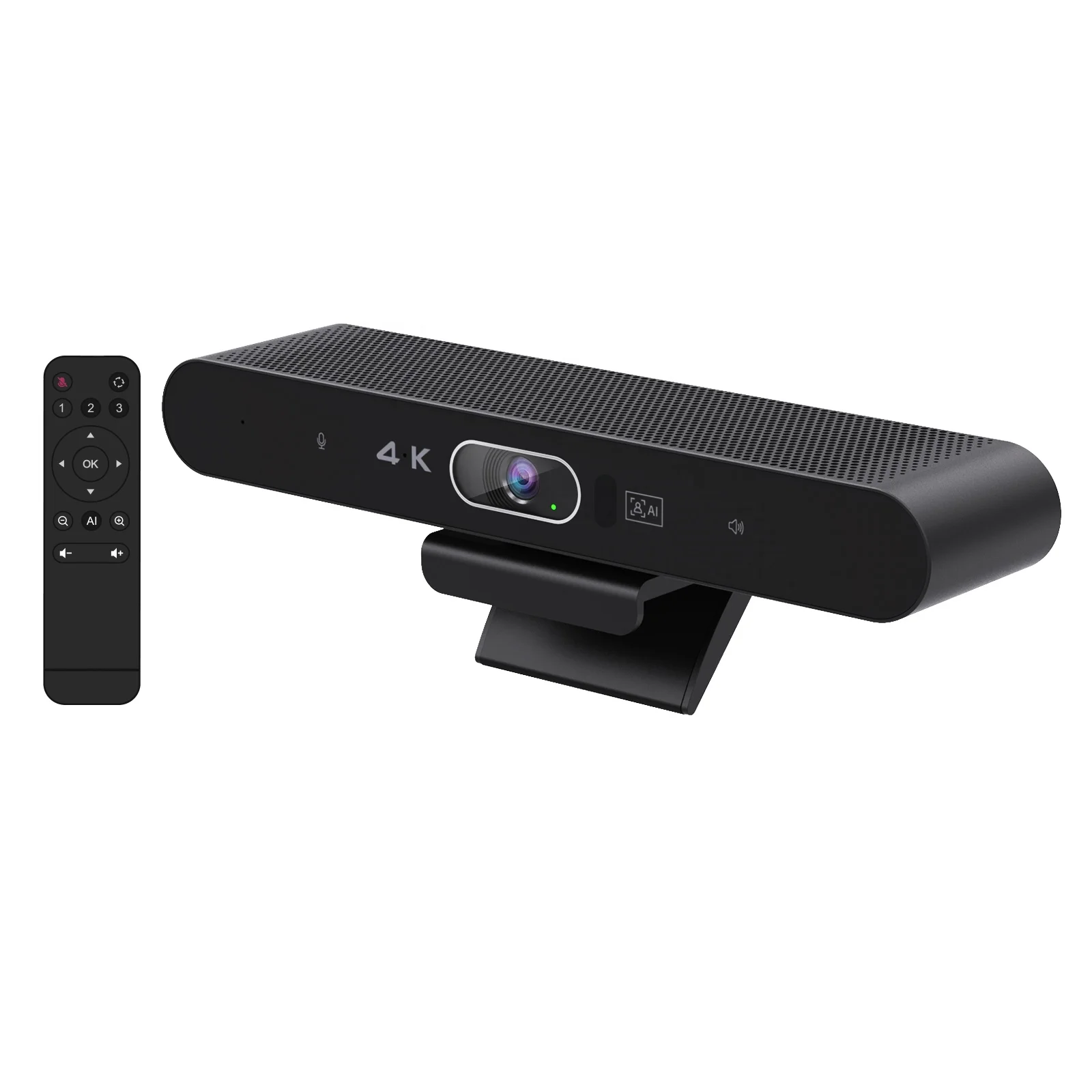 All in one 4k webcam with microphone zoombale webcam with remote control ai auto tracking webcam