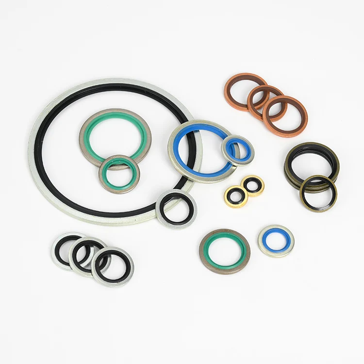 All Sizes Stainless Bounded Seal BSP Sizes Centering Rubber Seal From China Factory NBR FKM