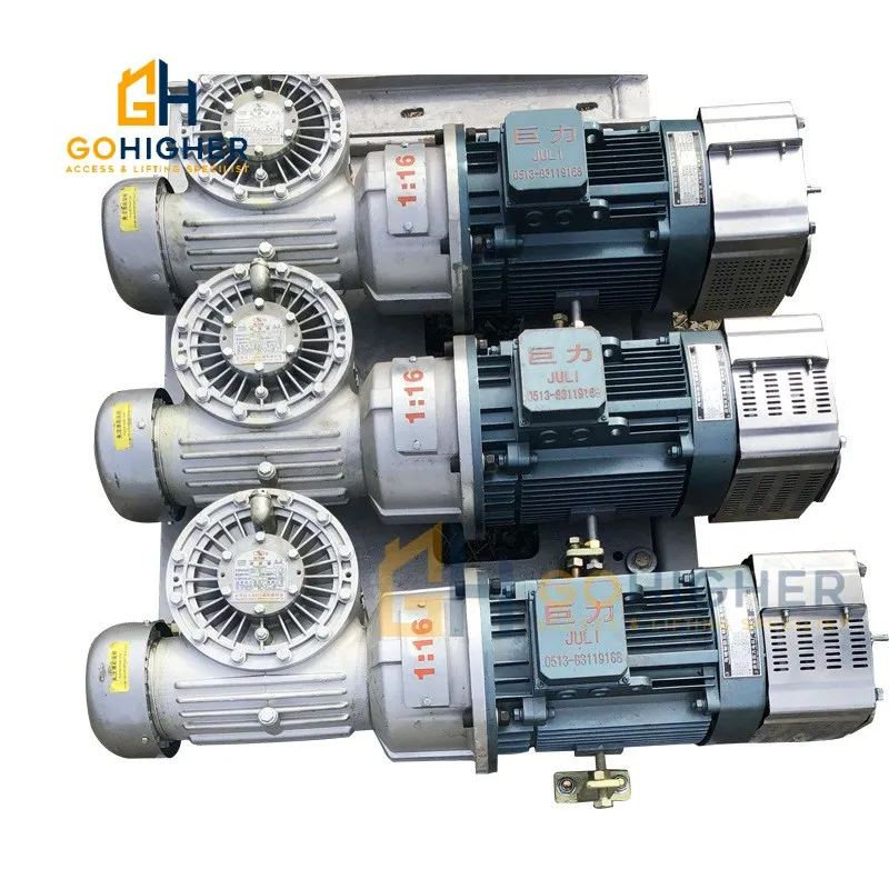 construction elevator gear motor passenger hoist spare parts