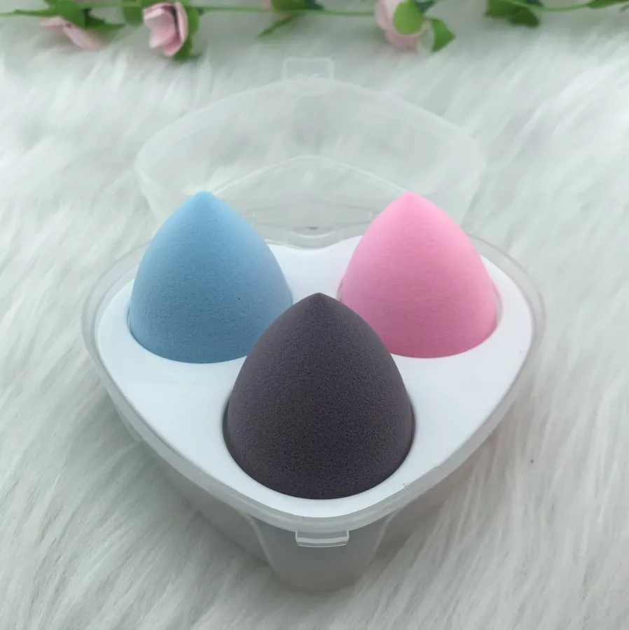 2024 hot selling wholesale customized color low moq big black/red beauty blending cosmetic egg makeup sponge