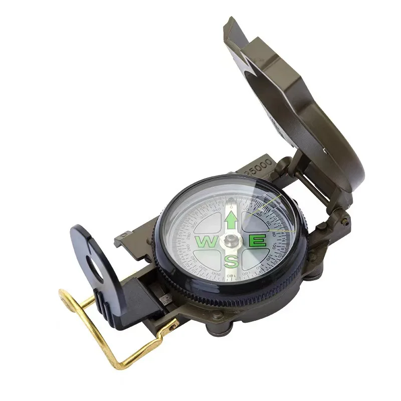Waterproof High Precision Compass Outdoor Gadget Sports Hiking Mountaineering Professional Camping Tour ABS Sight