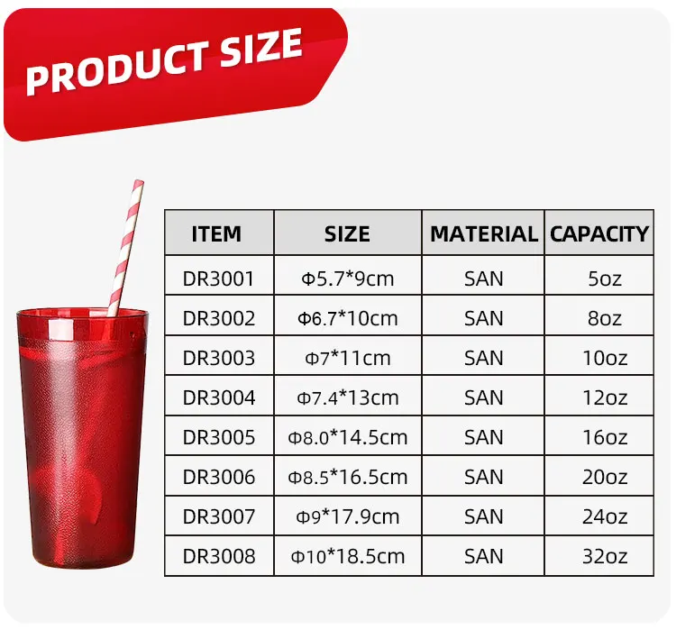 Wholesale reusable plastic beverage cup colorful custom tumbler cups