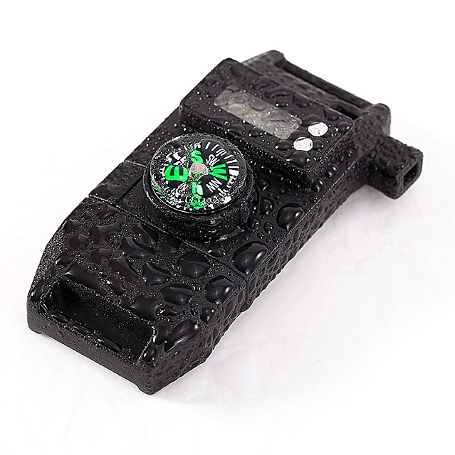 Wholesale survival paracord bracelet buckle with compass custom LOGO