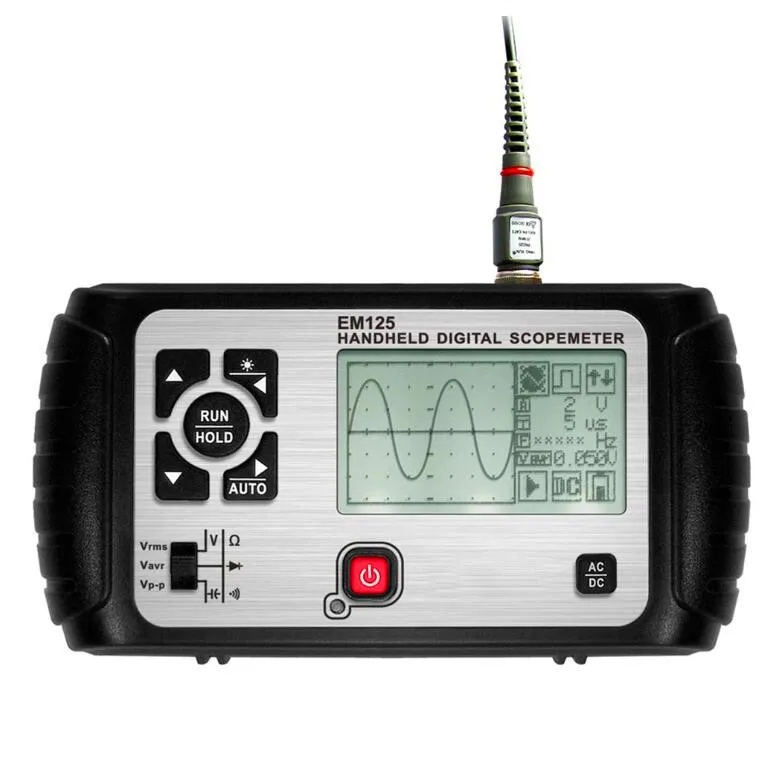Цифровой Осциллограф портативный 25 МГц одноканальный 6000 Чип мультиметр большой ЖК-экран высокоскоростной процессор