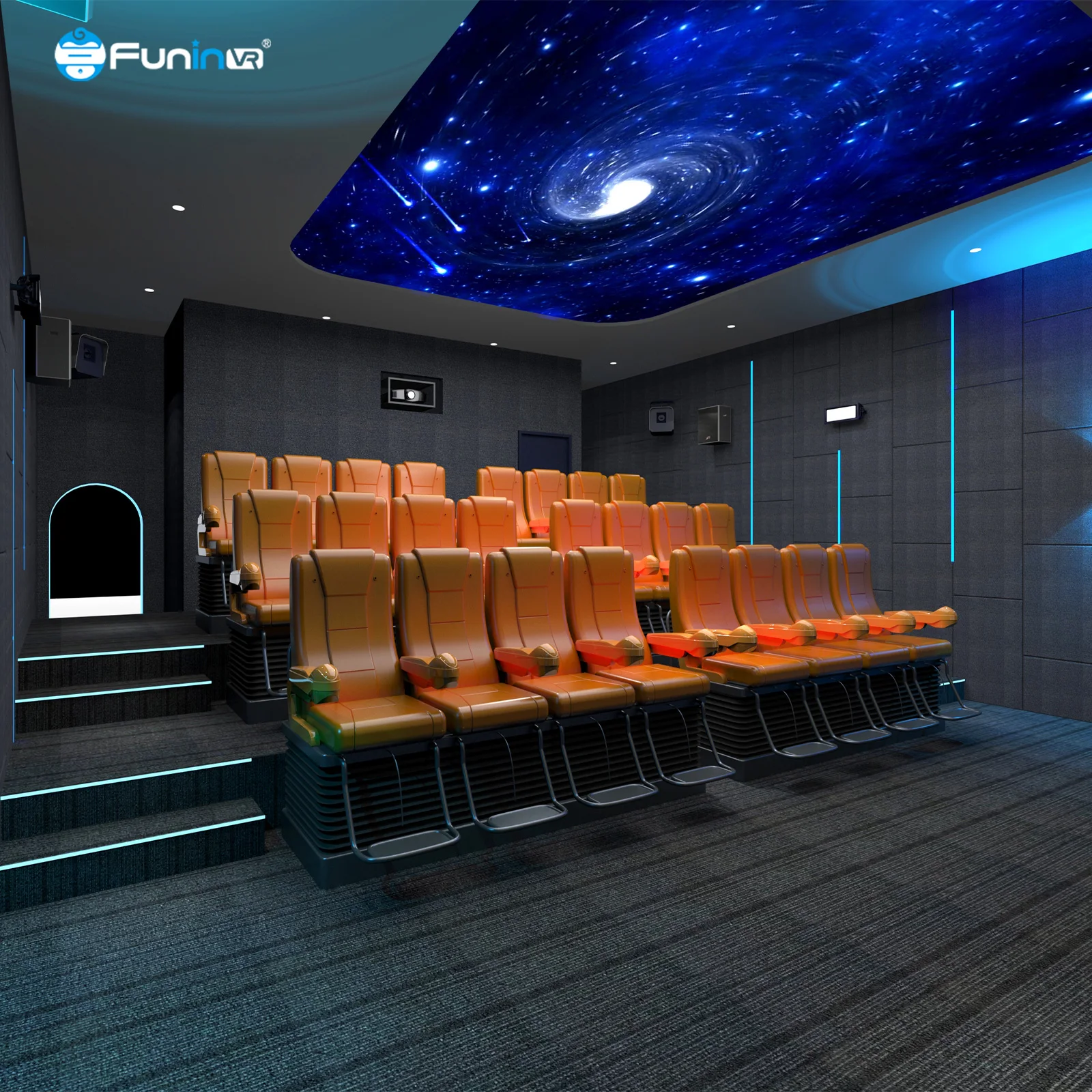 Interactive motion race simulator for 5d cine 7d cinema xd movies simulator system