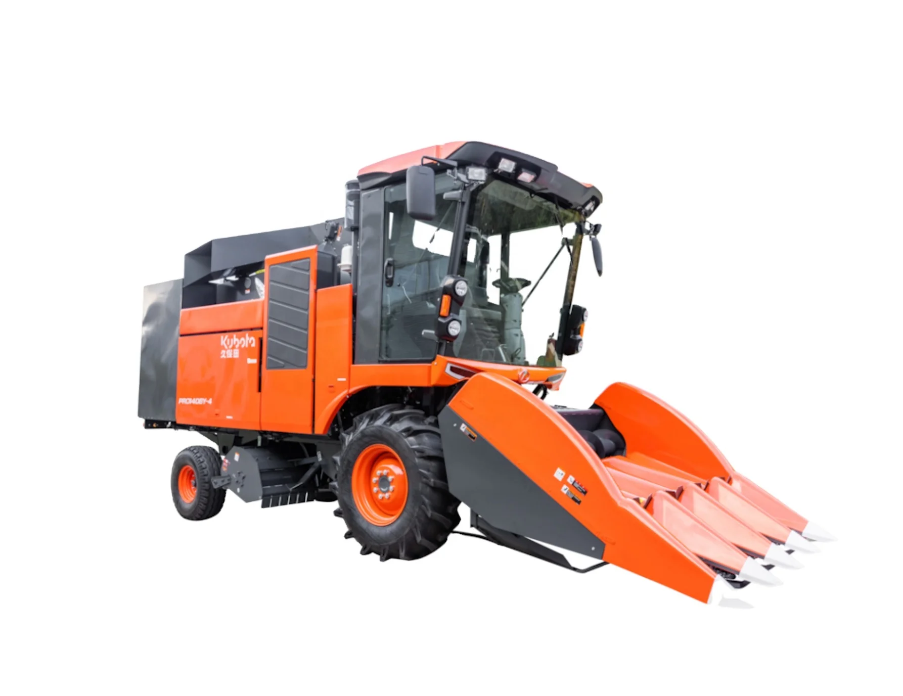 Farm 4YZB-3 PRO1408Y corn combine harvester 3 rows 4 rows Kubota harvester