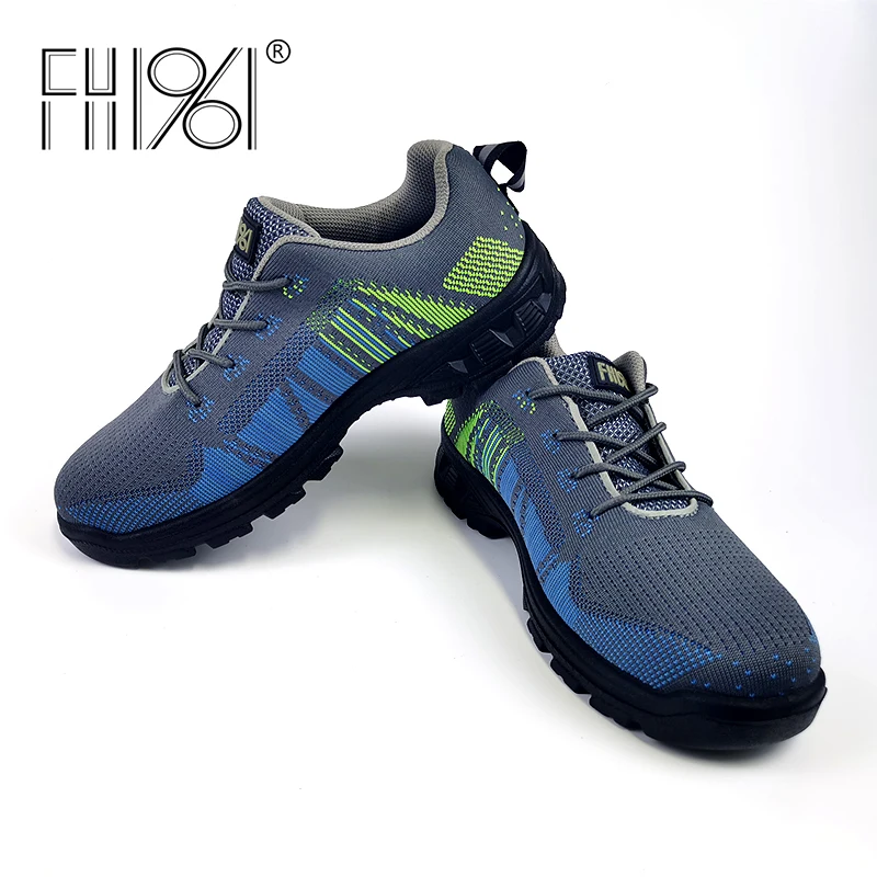 FH1961 Hot Sale High Quality Rubber Work Safety Shoes Anti-odor Breathable Sneakers