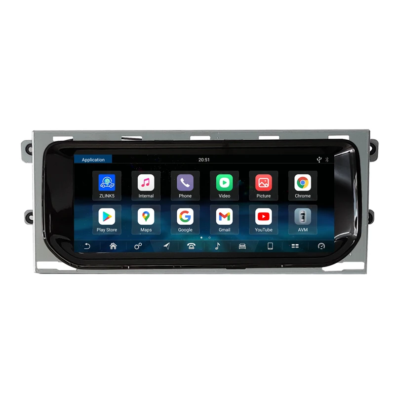 Автомагнитола на Android 13 двойная система для Range Rover Sport L494 2013-2017 мультимедийный плеер замена стерео