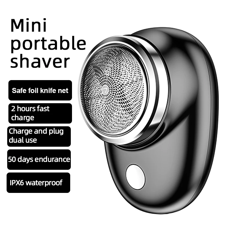 Wholesales Electric Shaver for Men waterproof Portable Razor Cordless Hair Shaving Machine Portable Usb Rechargeable Beard Razor