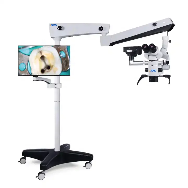 China Dental microscope from SOCO dental instrument with apochromatic optical system
