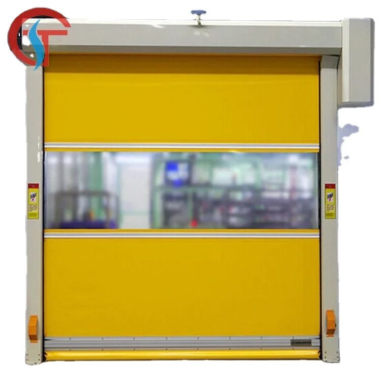 Indoor and outdoor isolation protection automatic fast pvc roller shutter door