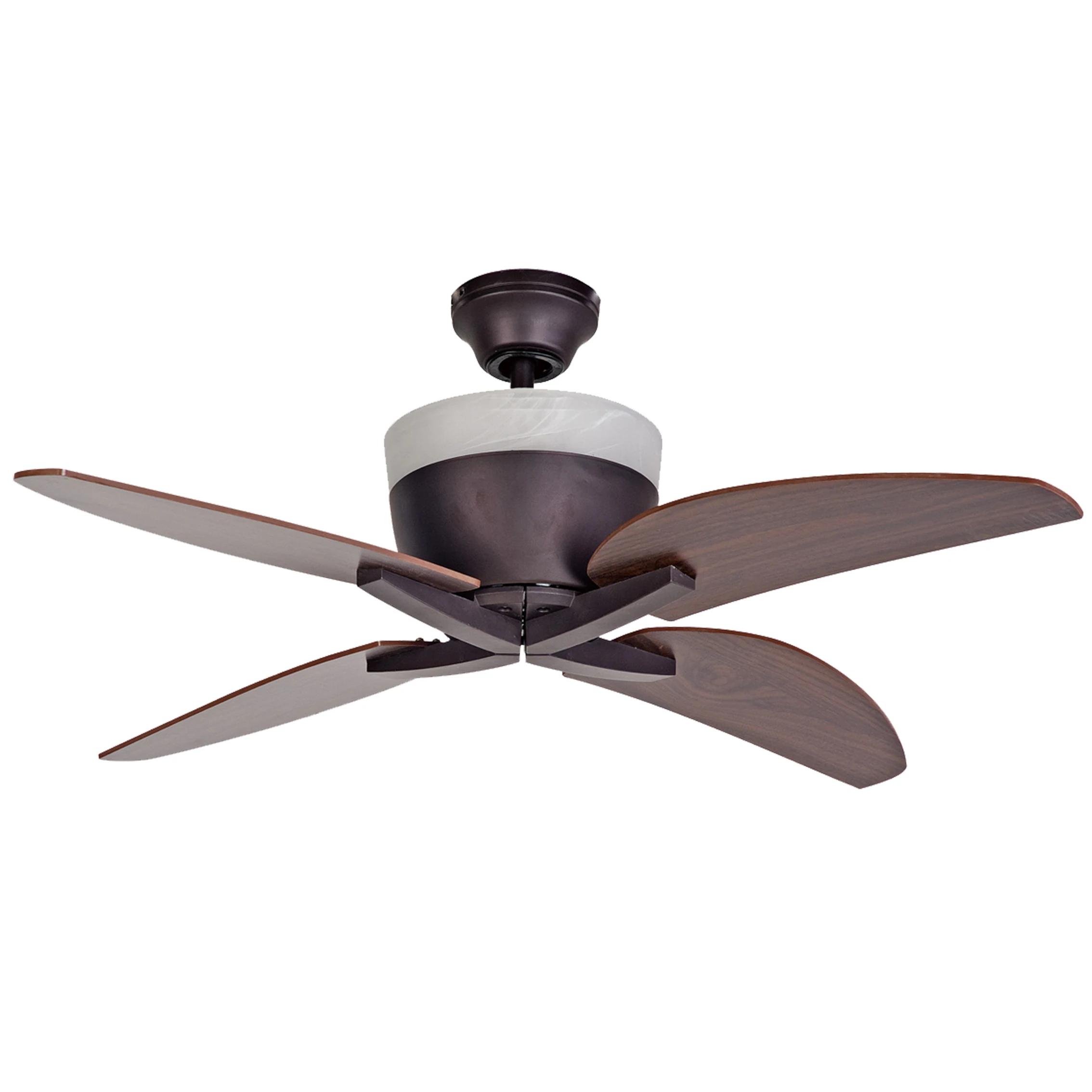 42 inch European Style/Modern Air Cooling Fan Home ORB Ceiling Fan Light with 4 MDF Knife Shape Blades, include Wall Control