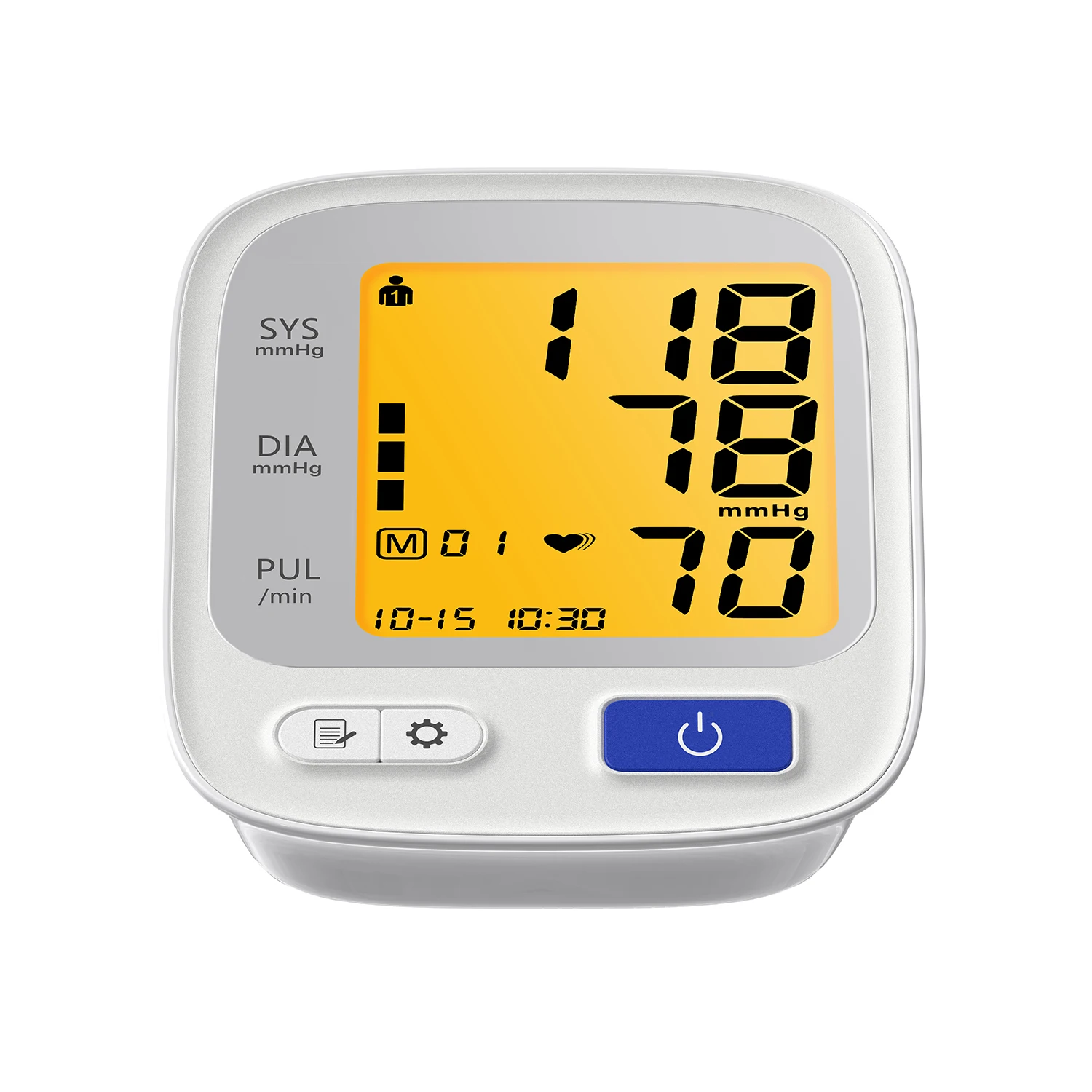 Digital Sphygmomanometer with Universal Cuff Upper Arm High Heart Rate Digital BP Cuff Machine Blood Pressure Machine