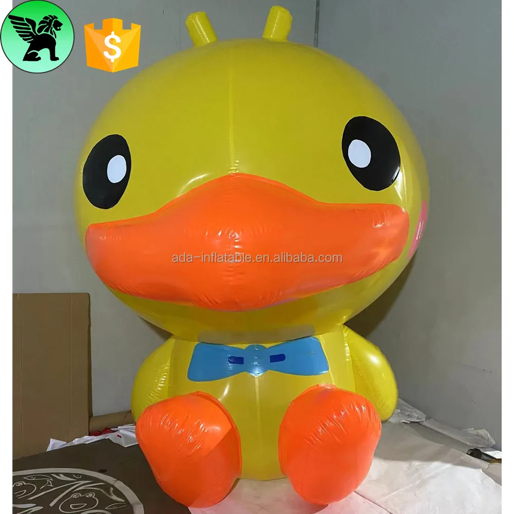 Festival Promotional Airtight Inflatable Duck Customized 1.6m Holiday Advertising Duck Inflatable For Exhibition Event A9000