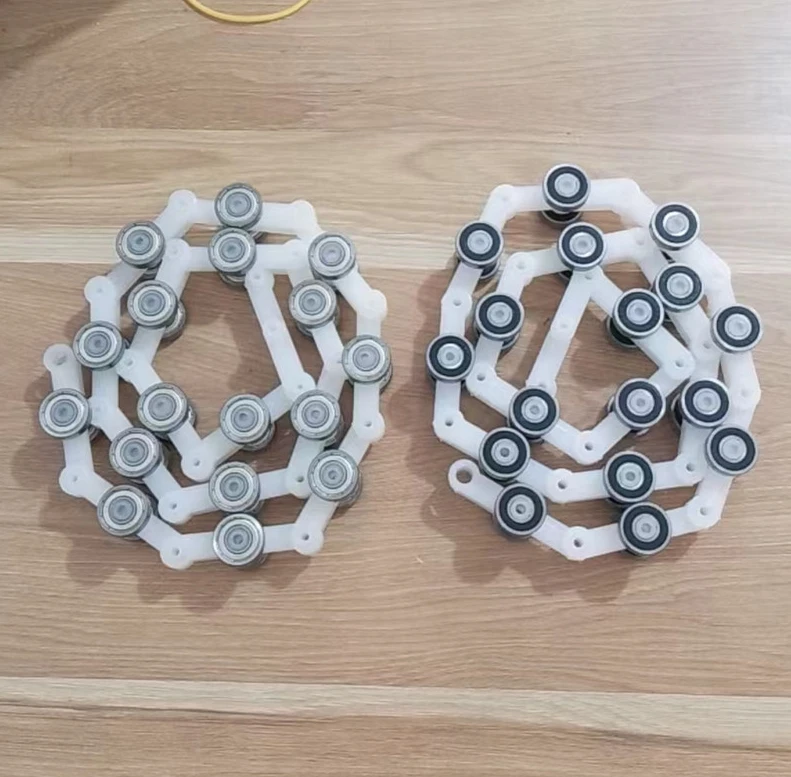 17 double wishbone rotary chains on escalators/Xunda pulley group pitch 60mm